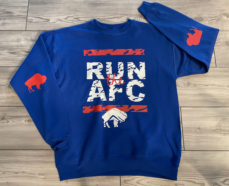 Blue RUN THE AFC