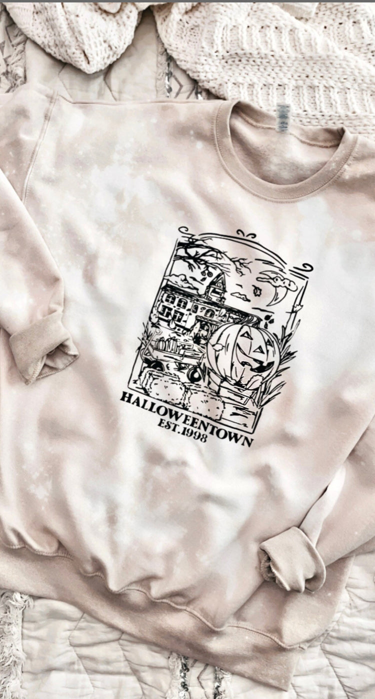 Tan Bleached Out Halloweentown Crew