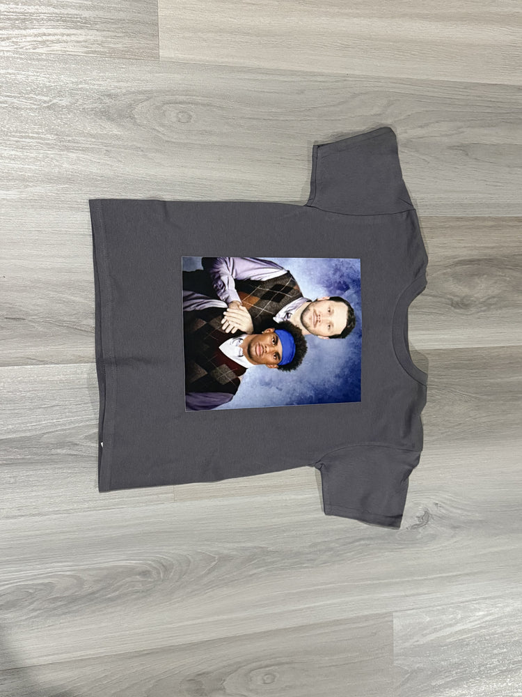 josh and keon, Buffalo “Stepbrothers” dark grey youth tee
