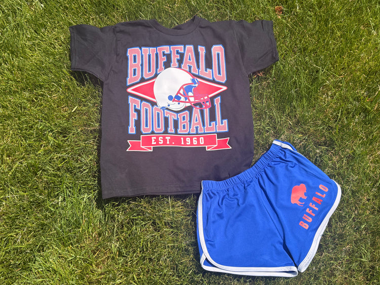Buffalo Football T-Shirt + Shorts Set