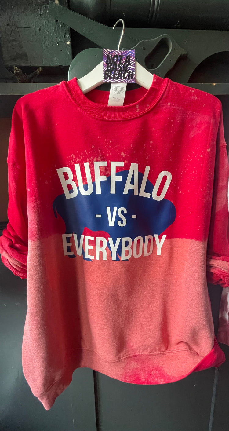Red Bleached Bottom Buffalo Vs Everybody