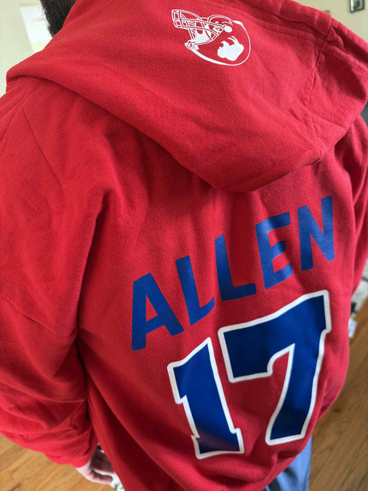 Jersey Back Full Zip #17 ALLEN