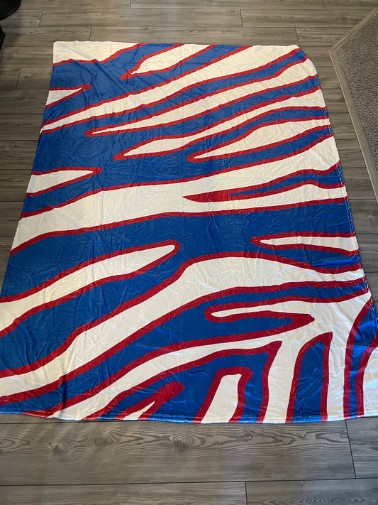 Buffalo Stripes Sherpa Blanket