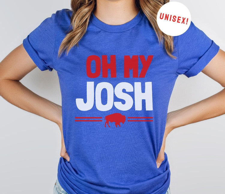 Blue Oh My Josh Tee