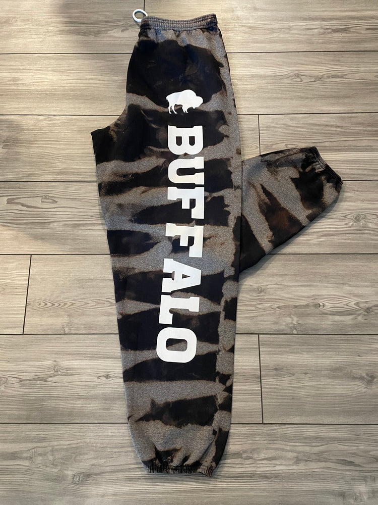 Black Bleached Sweatpants