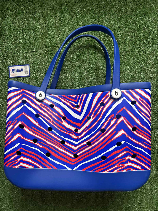 Buffalo Football Striped Bogg Bag