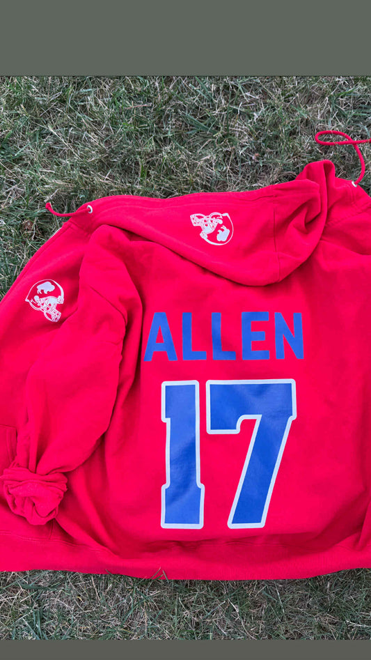 Jersey Back Full Zip #17 ALLEN