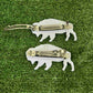 BUFFALO ZUBAZ HAIR CLIPS (2-pack)