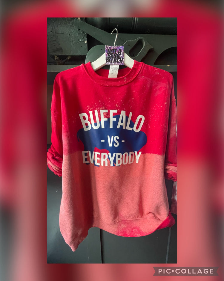 Red Bleached Bottom Buffalo Vs Everybody