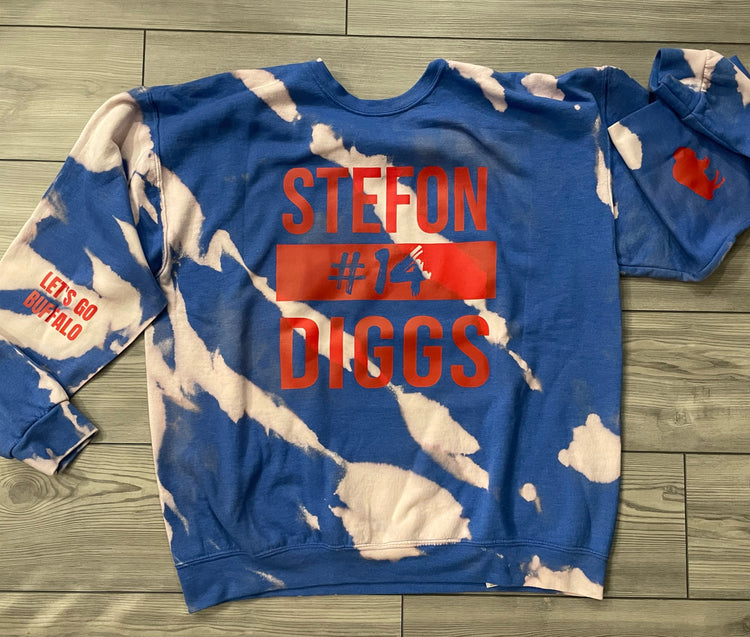 Blue Buffalo Stripes Stefon #14 Diggs Crew